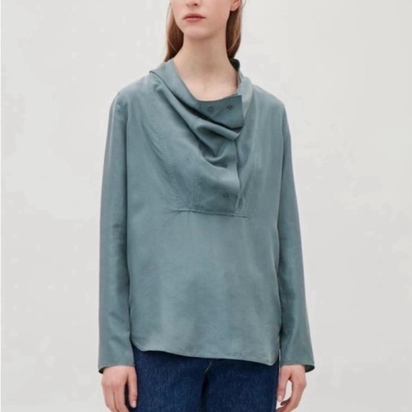 COS SILK BLOUSE - Picture 3 of 5